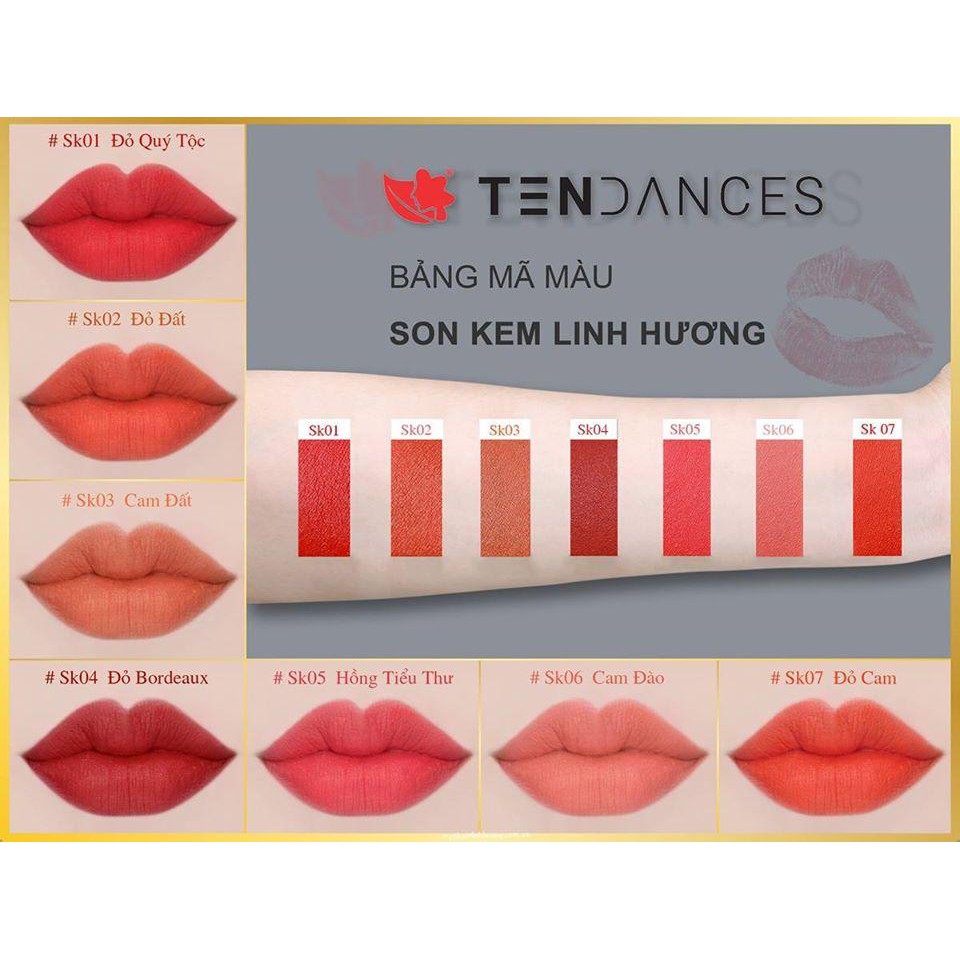 Son kem lỳ Linh Hương❤️ FREE SHIP❤️Không Chì Màu Đẹp Mềm Môi, Lâu Trôi | BigBuy360 - bigbuy360.vn