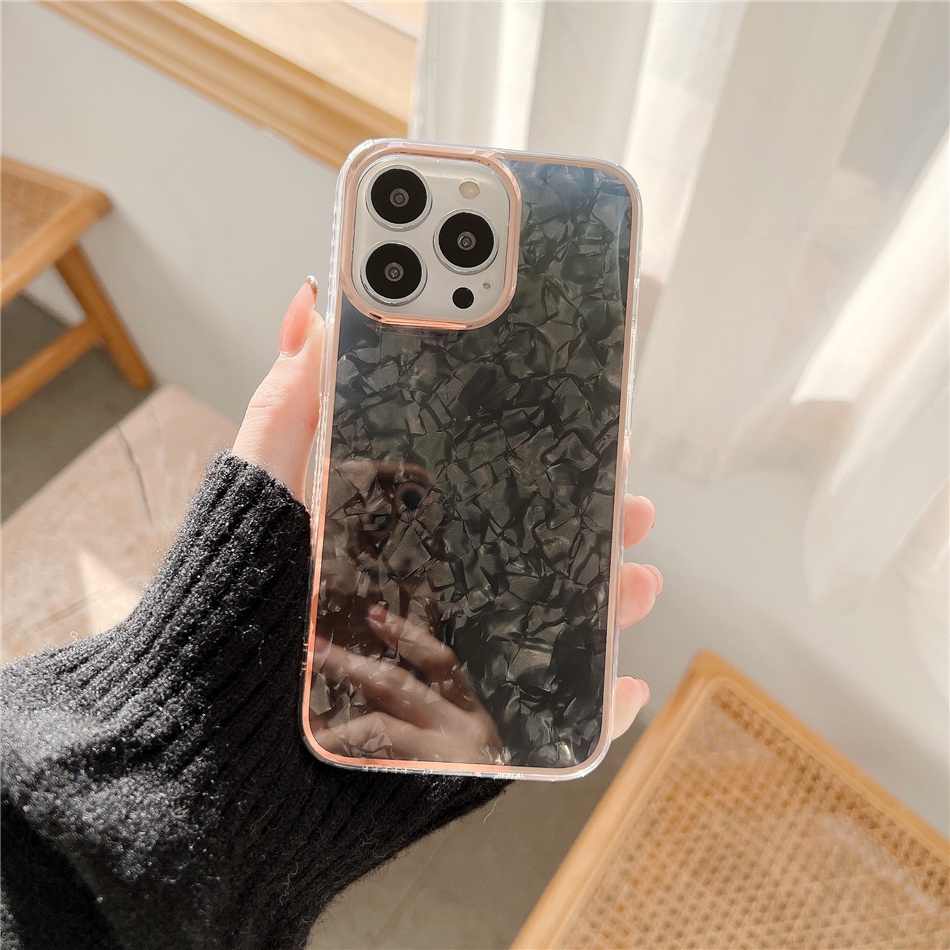 Ốp Điện Thoại Phối Kim Tuyến Sang Trọng Chống Sốc Cho iPhone 13 12 11 Pro Max XR XS Max X 7 8 Plus SE 2020