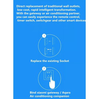 Ổ cắm âm tường Aqara Zigbee tải 2500W