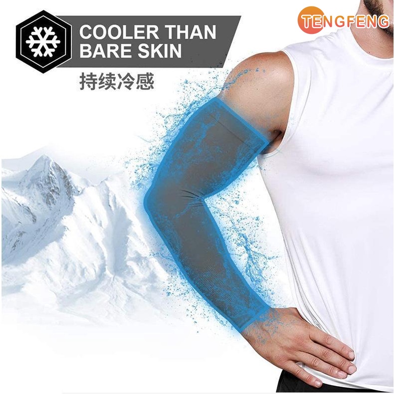 Găng Cánh Tay / Cánh Tay Bằng Vải Lạnh Thoáng Khí Chống Tia UV Mau Khô