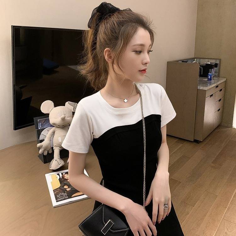 Thời trang giả váy hai dây cotton kiểu mới