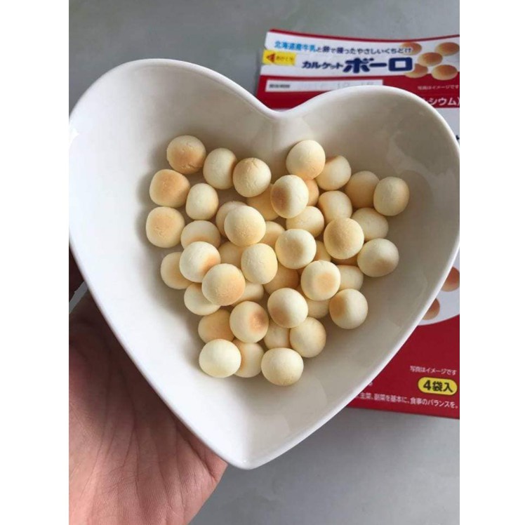 Bánh men bi sữa Calket Boro Nhật Bản 80g cho bé ăn dặm từ 7 tháng Date 9/2023 - Sweet Baby House