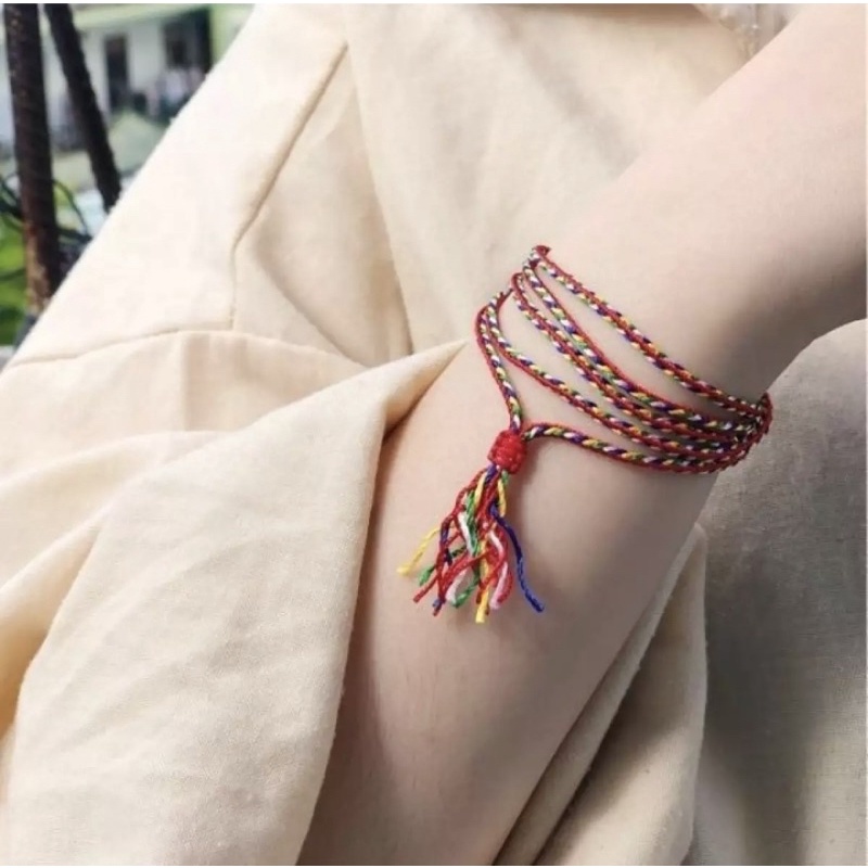 Dây chỉ ngũ sắc tết vòng tay handmade DIY Hàng loại 1 siêu đẹp