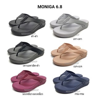 Dép Thái Lan Nữ Monobo Moniga 6.8 Xỏ Ngón Đế Cao Chính Hãng