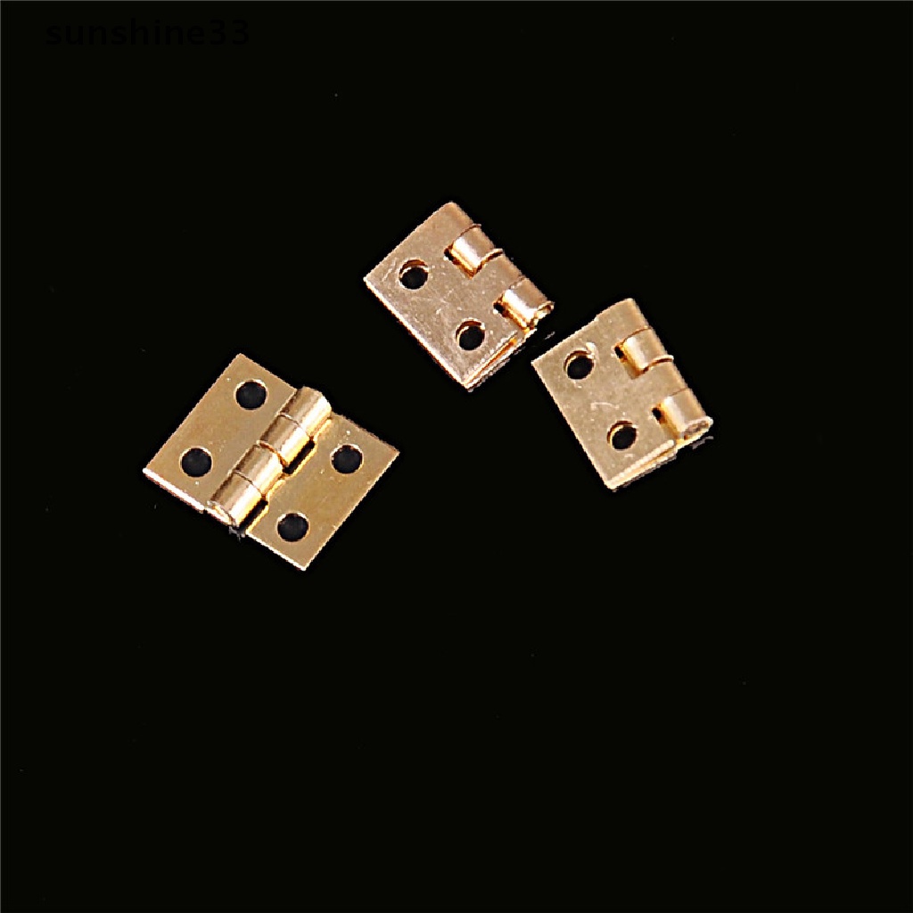 Bộ 20 Bản Lề Mini Bằng Đồng Thau Dùng Để Trang Trí Hộp Đựng Thuốc Lá