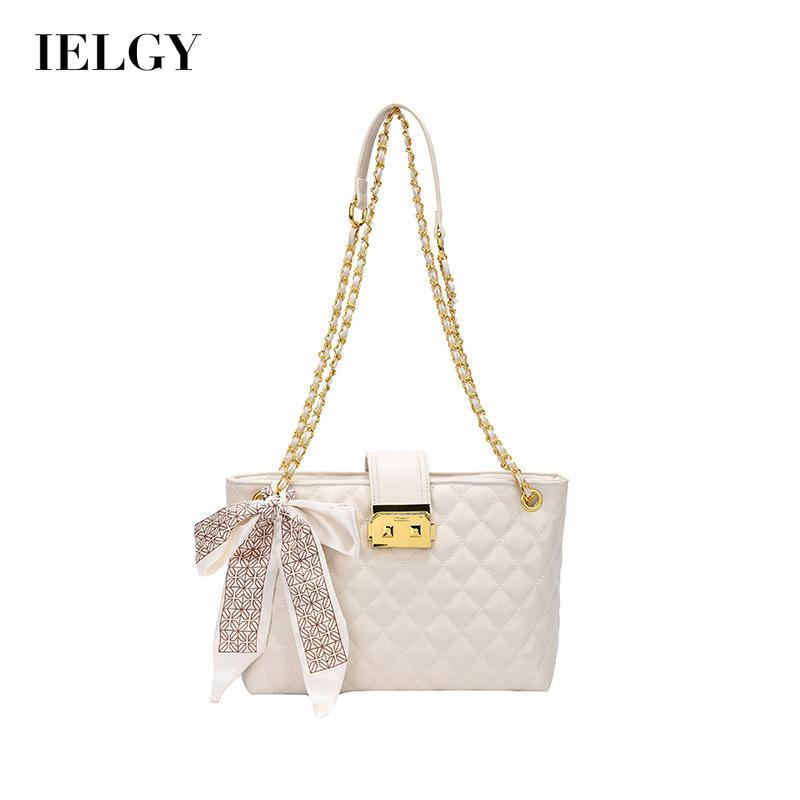 Túi Đeo Chéo Hình Vuông Cỡ Lớn Phối Dây Đeo Sợi Xích Thời Trang Cho Nữ