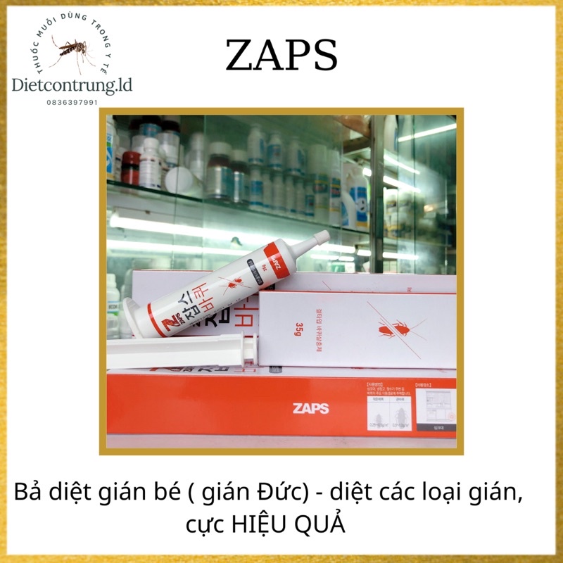 Bả diệt gián ZAPS - nhập khẩu Hàn Quốc ( siêu diệt gián bé)