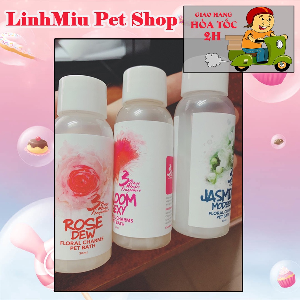 Sữa tắm nước hoa joycel & doll 30ml cho chó mèo