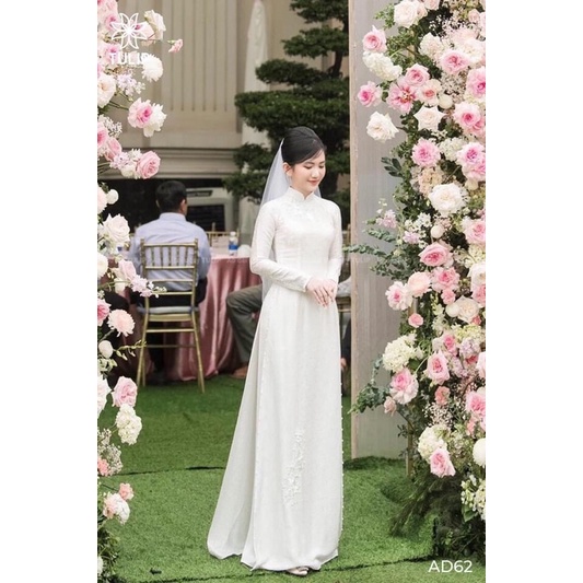 Áo dài gấm trơn nhiều màu, chất gấm mềm, giá sale siêu sốc