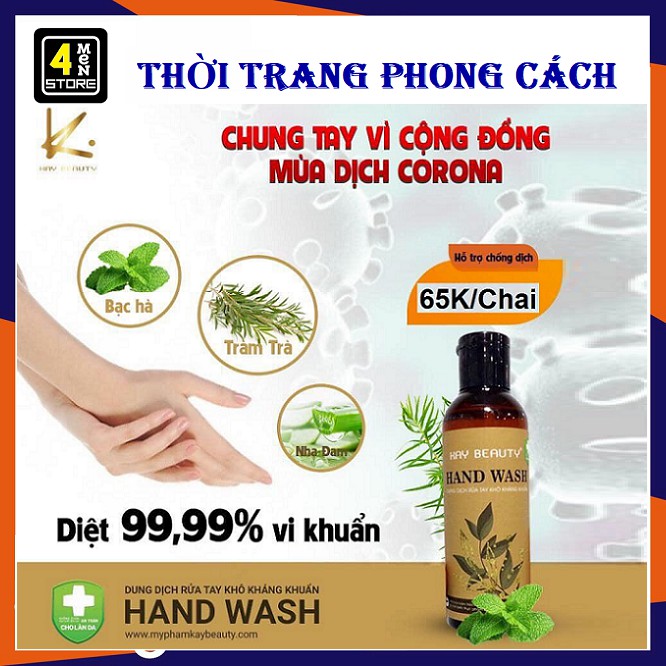 Dung Dịch Rửa Tay Khô Kháng Khuẩn Hand Wash 120ml