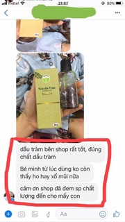 Tinh dầu tràm hoa nén