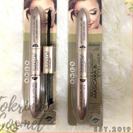 (Hàng Mới Về) Mascara Kiêm Bút Kẻ Mắt 2 Trong 1 Tiện Dụng Chất Lượng Cao