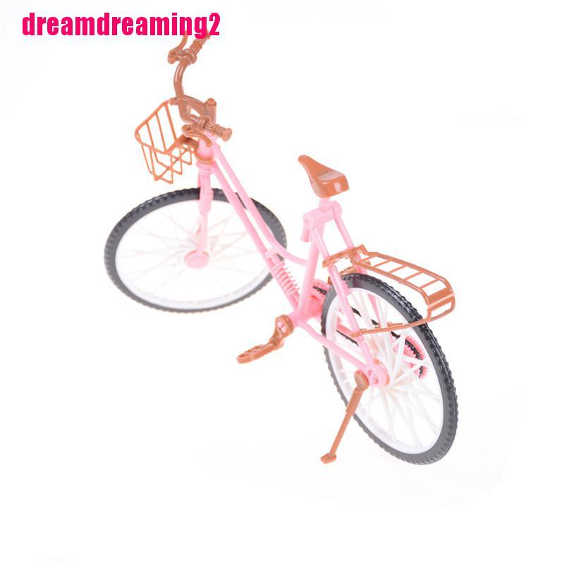 Mô Hình Xe Đạp Màu Hồng Có Thể Tháo Rời Cho Búp Bê