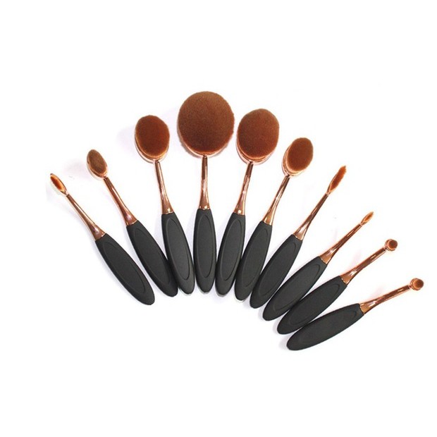 SET CỌ 10 CÂY OVAL BRUSH CHÍNH HÃNG