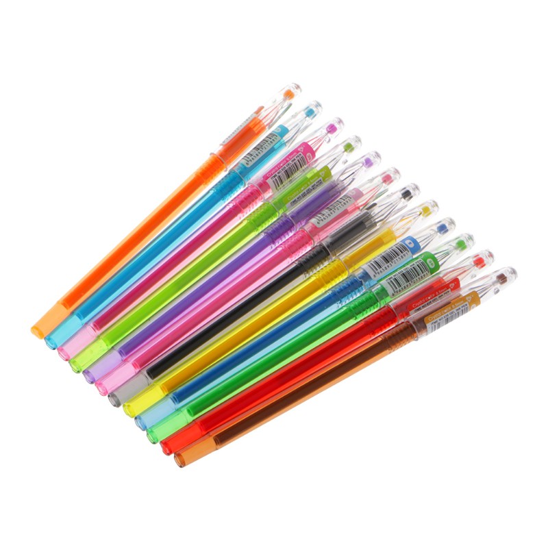 Set 12 Bút Mực Gel Màu Cho Học Sinh