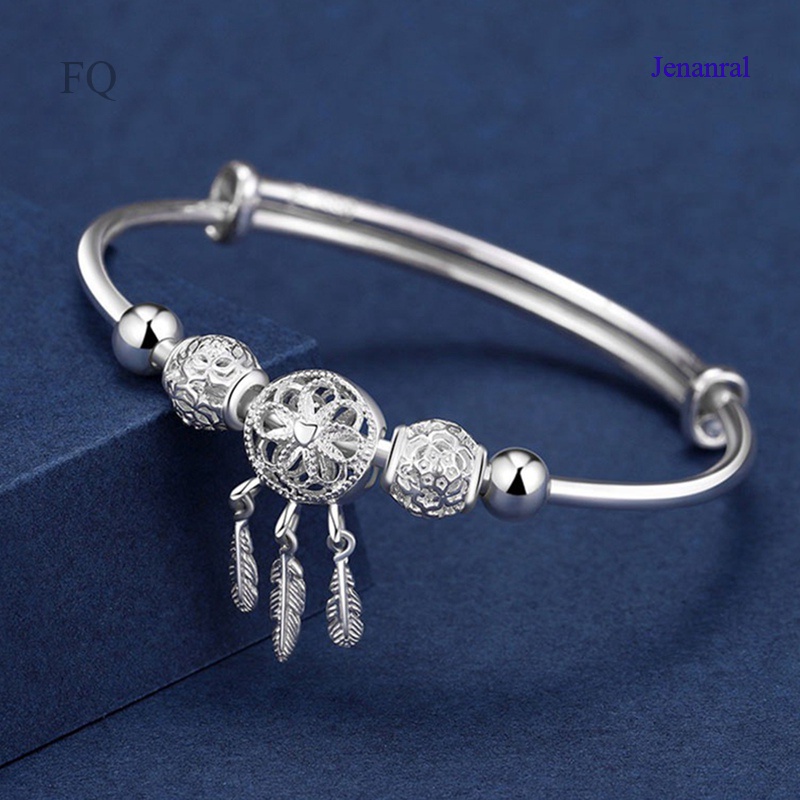 Vòng đeo tay bạc 999 họa tiết Dreamcatcher phong cách cổ điển dành cho nữ