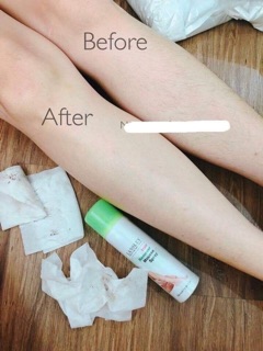 Xịt tẩy lông dạng bọt
