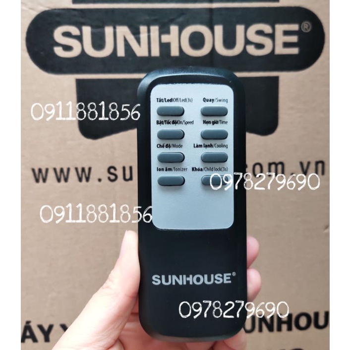 Điều khiển từ xa quạt phun sương Sunhouse SHD7822 SHD7821 SHD7823 SHD7800 SHD7817 SHD7818 SHD7801