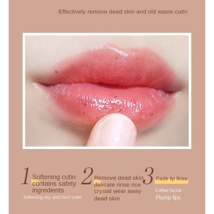 [Hàng mới về] Son Dưỡng Môi Kiss Beauty Tẩy Tế Bào Chết Và Dưỡng Ẩm