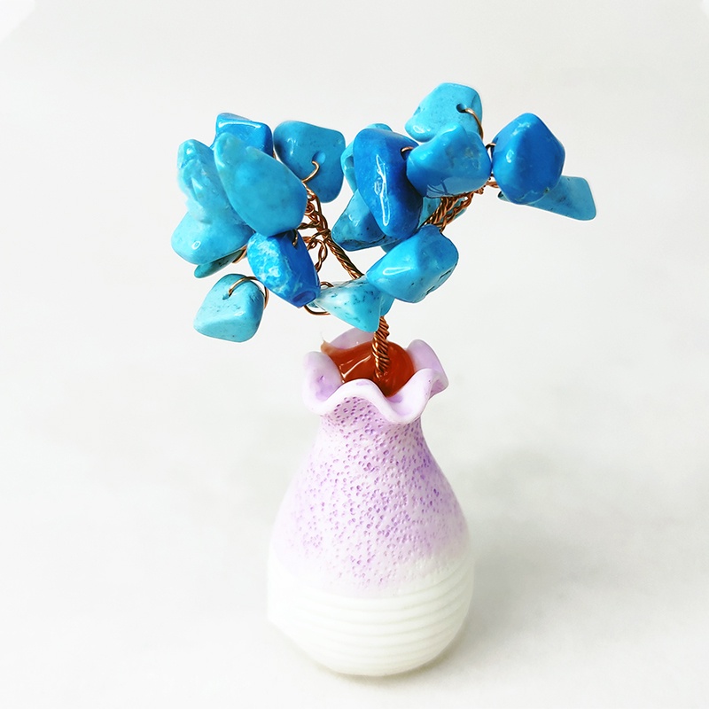 1 Cây Pha Lê Tự Nhiên Handmade Trang Trí Nhà Cửa Dịp Năm Mới