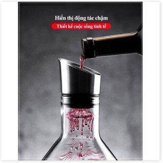 🆕 Bình gạn vang thác nước waterfall decanter 1500ml