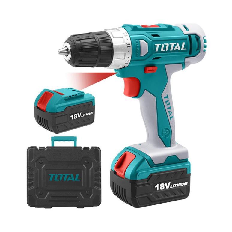 MÁY KHOAN VẶN VÍT DÙNG PIN LI-ON TOTAL 18V