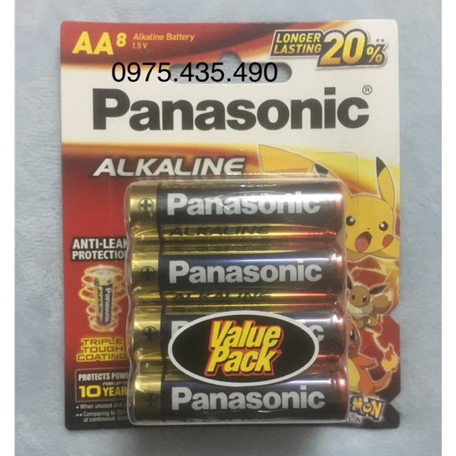 Pin AA Panasonic Alkaline Dung lượng cao Value Pack