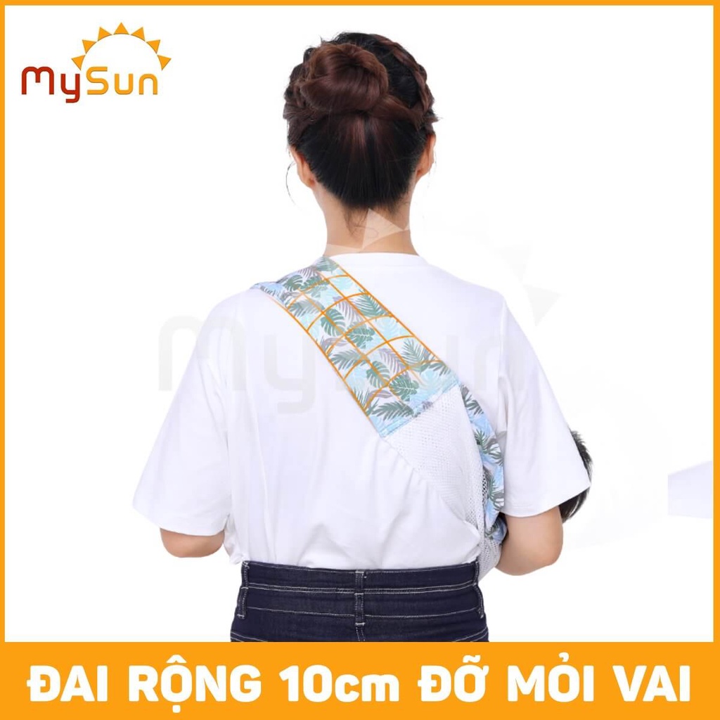 Địu điệu vải trẻ em giá rẻ cho e bé sơ sinh 1 2 3 … 18 tháng tuổi ngồi, nằm MySun