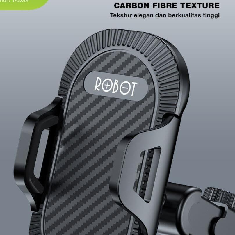 Bán sỉ ROBOT RT-CH12 Ống hút khóa xoay 360 độ° Giá đỡ điện thoại chuyên dụng dành cho xe hơi 1