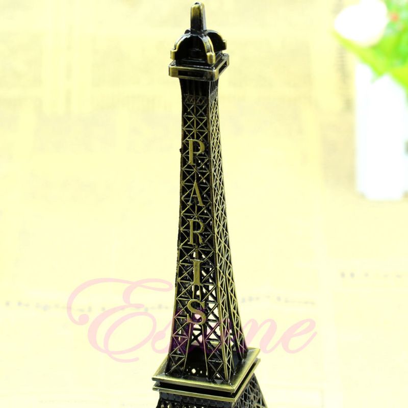 Mô Hình Tháp Eiffel Bằng Hợp Kim Đồng 25Cm