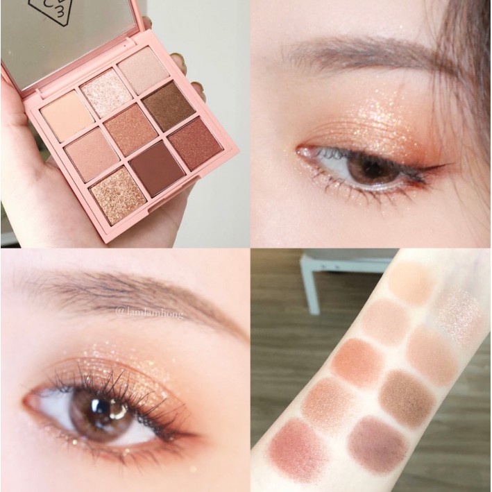 Bảng Phấn Mắt 9 Ô 3CE MOOD RECIPE MULTI EYE COLOR PALETTE #OVERTAKE