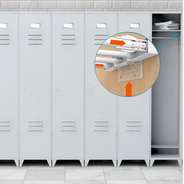 Set 2/4 Kẹp Cố Định Kệ Tủ Không Cần Khoan Tiện Dụng