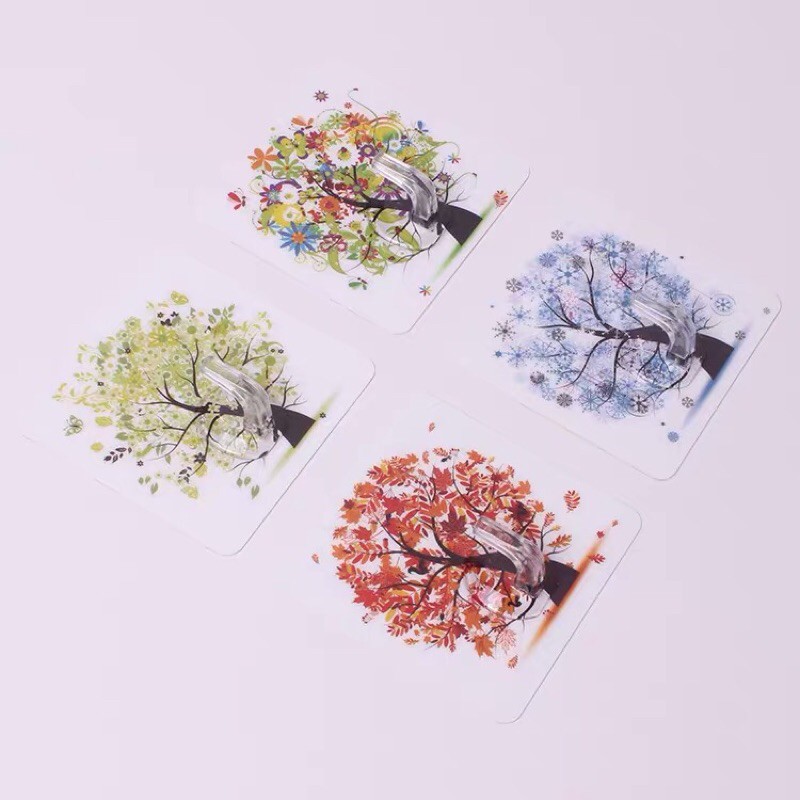 Móc Dán Tường Siêu Chịu Lực In Hoạ Tiết 3D Độc Đáo - MD02