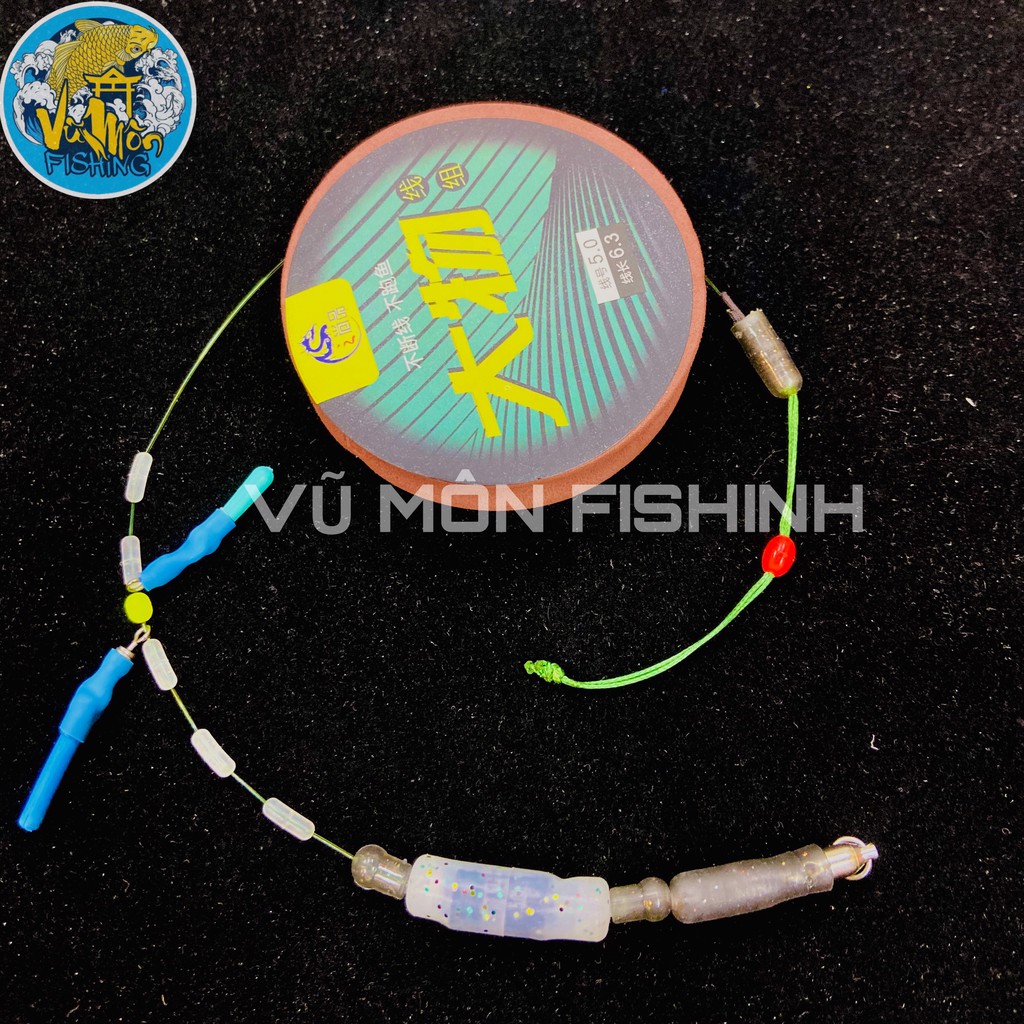 Bộ Dây Trục Câu Đài Săn Hàng Buộc Sẵn Chất Lượng Cao - Vũ Môn Fishing