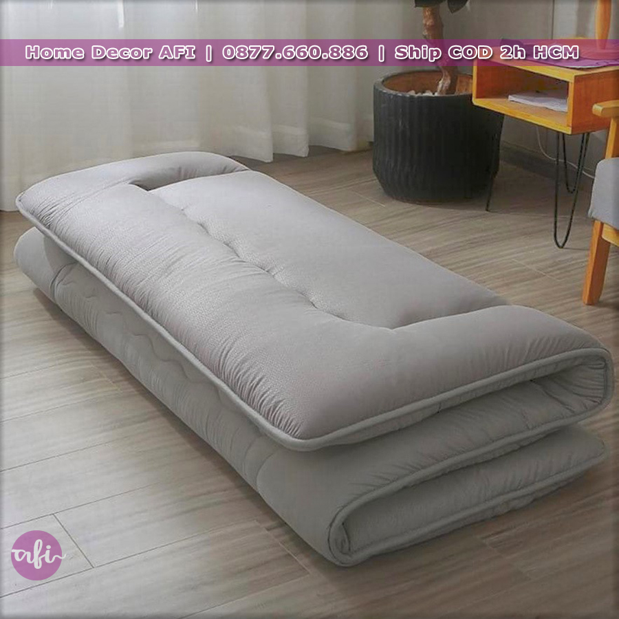 Nệm bông chần gòn cao cấp size 1m 1m2 1m4 1m6 dài 2m