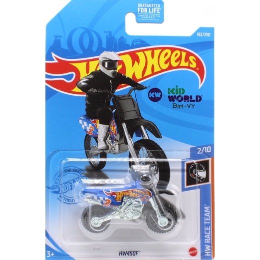 Xe mô hình Hot Wheels basic Moto Cào Cào HW450F GRY19, 40K.