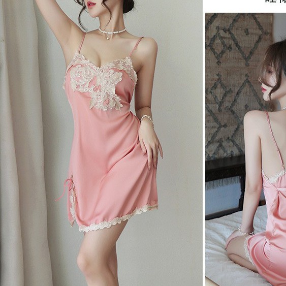 Váy ngủ sexy Quảng Châu -Váy ngủ sexy thun lạnh khoe body cao cấp NA644