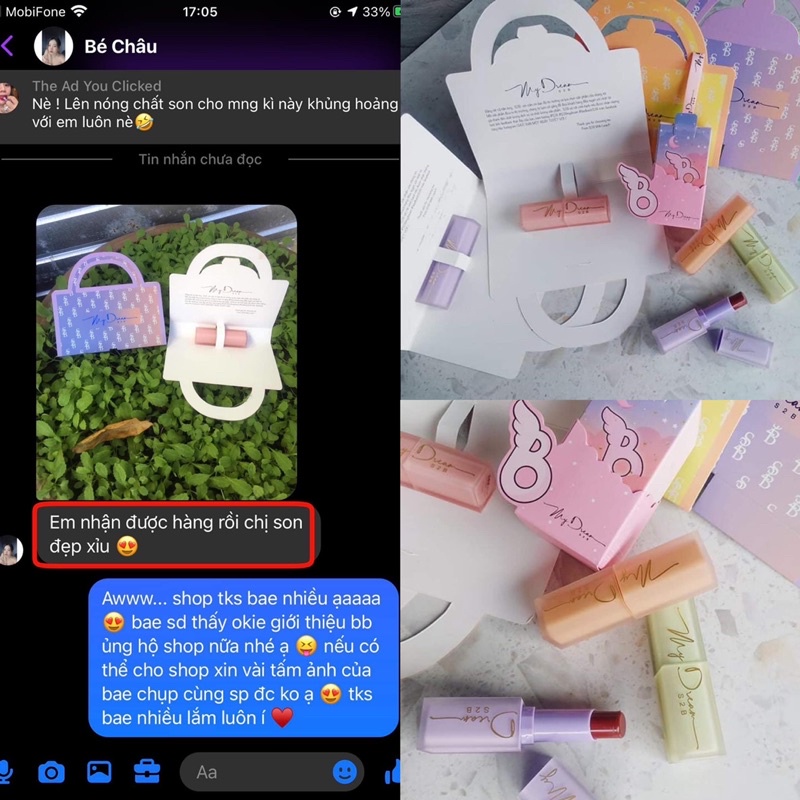 Son Sáp Lì Mới Nhất Hãng Bernice - Son S2B