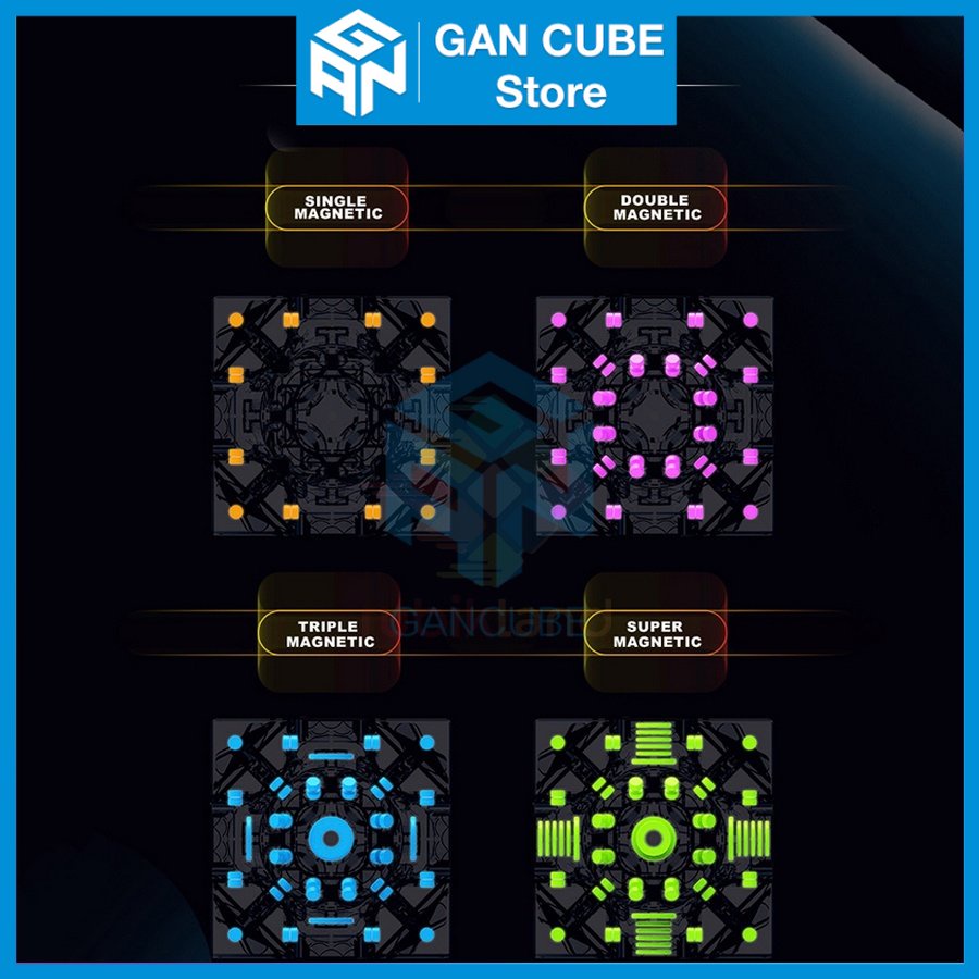Rubik MoreTry TianMa X3 3x3 Rubic 3 Tầng Khối Lập Phương 3x3x3 Có Nam Châm Đồ Chơi Trí Tuệ Trẻ EmGAN CUBE Store
