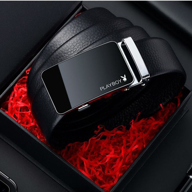 [COMBO 2 IN 1] THẮT LƯNG DA NAM CAO CẤP PLAYBOY +  VÍ DA NAM HIỆU PLAYBOY