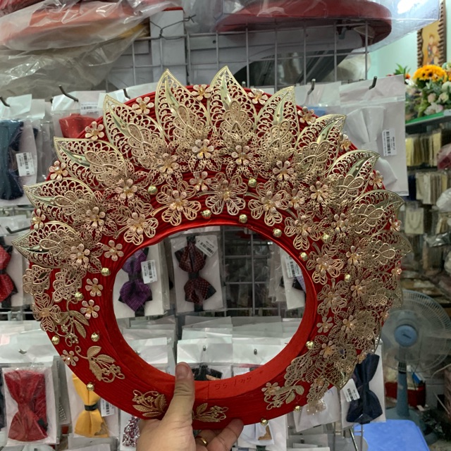 Khăn Đống cô dâu 35 tầng kết là đồng