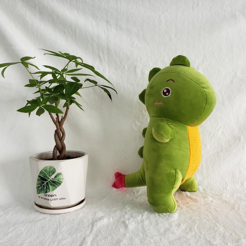 Thú Gấu Bông Khủng Long Đuôi Tim,Gối ôm quà tặng Siêu Mềm Êm Đẹp 45cm-Khangstore.vn