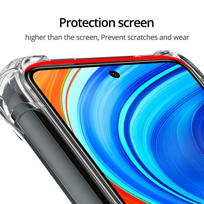 Ốp điện thoại mềm trong suốt chống sốc cho Redmi Note 11 11s 10 10s 9 9s 8 7 Pro 12C 11A A1 10C 10A 9A 9C 9T 8A 4G 5G 2023
