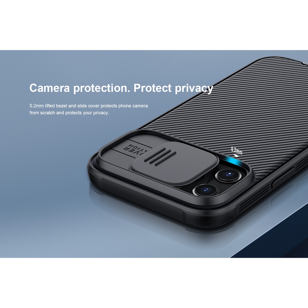 Ốp Lưng Nillkin CamShield Pro Cho iPhone 12 Mini / 12 &amp; 12 Pro / 12 Pro Max.
