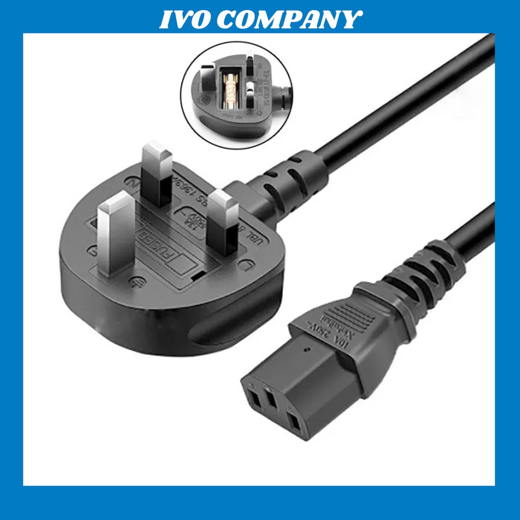 Dây Nguồn Máy Tính Chuẩn UK