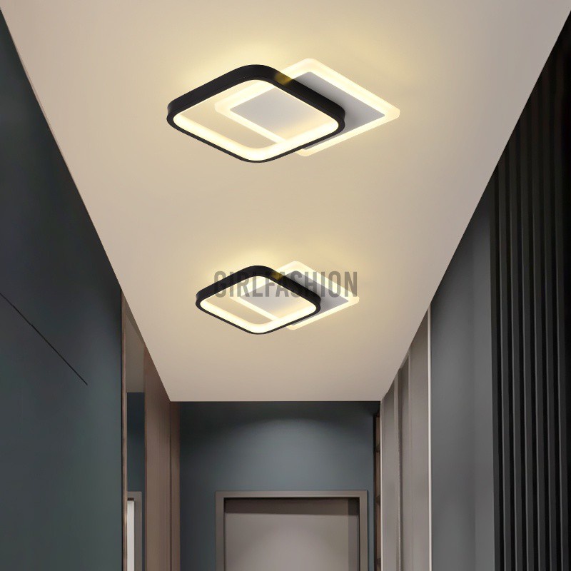 Modern LED Ceiling Light Dimmable Acrylic Lamp Fixtures Bedroom Hallway In Stock