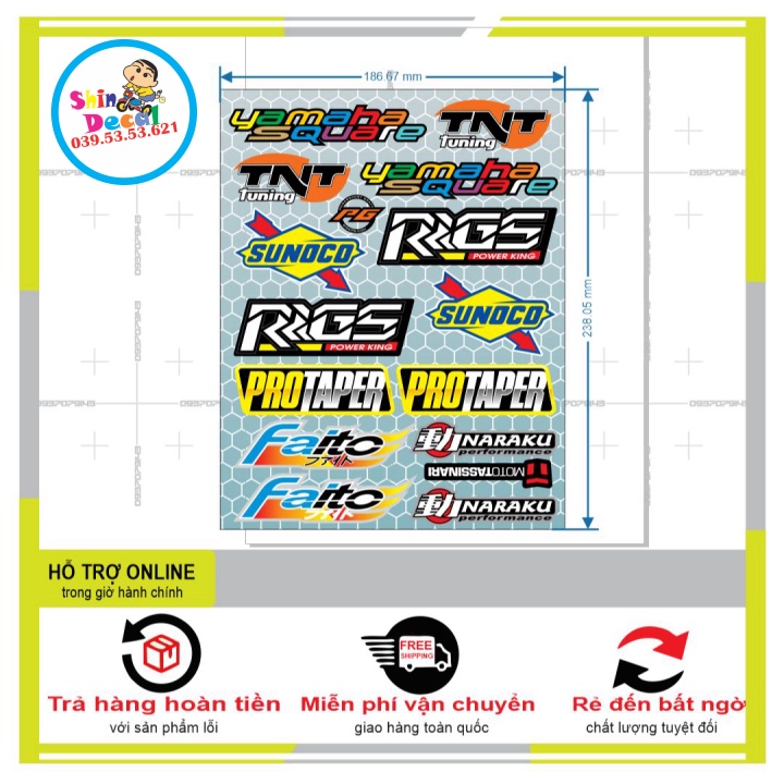 LOGO STICKER FAITO GRS 02 - SHINDECAL2