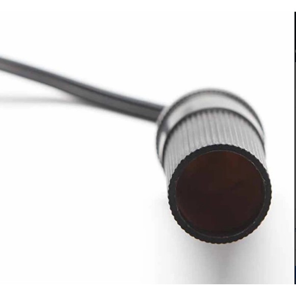Cáp chuyển kẹp chì acquy ra tẩu 12V ô tô, cầu chì dự phòng