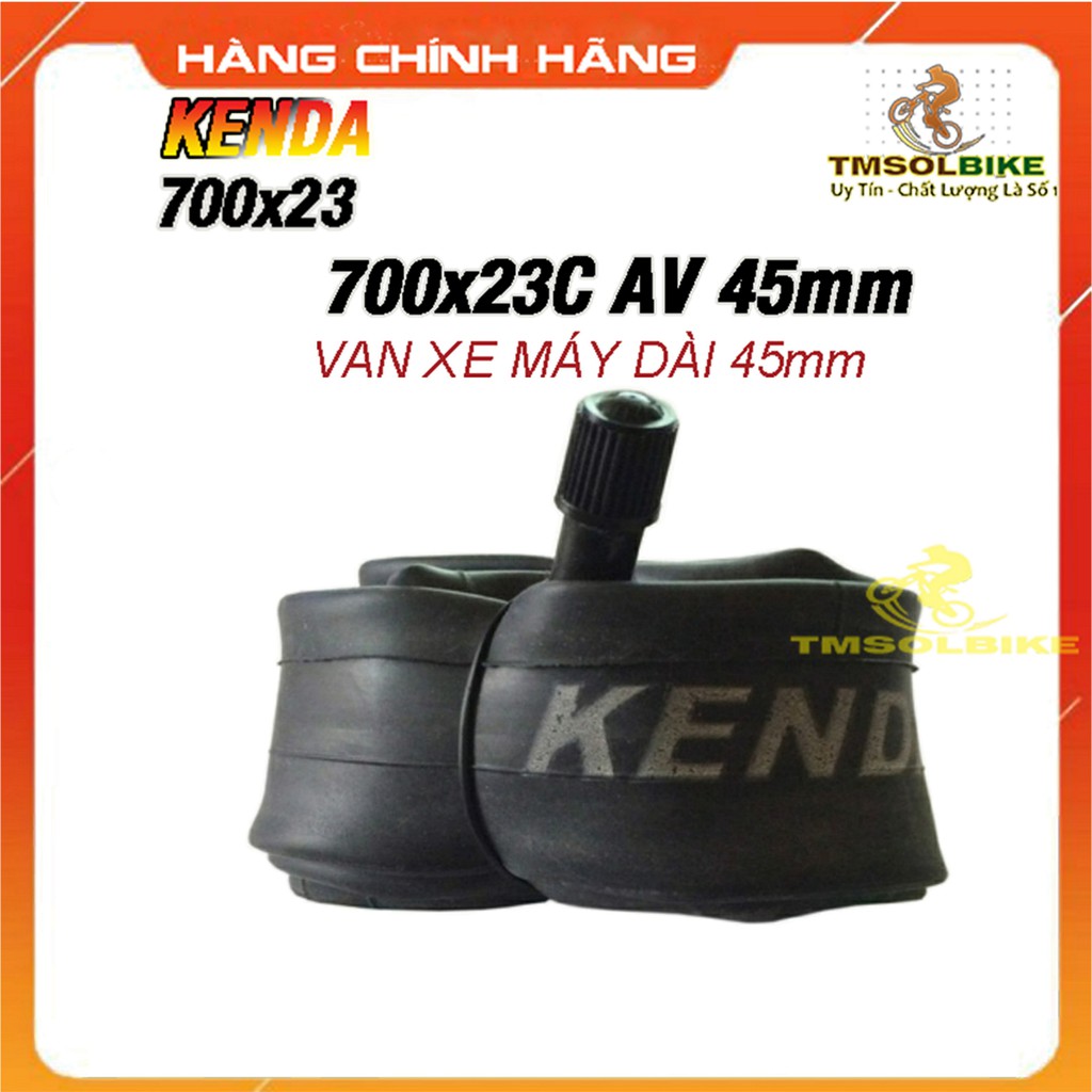 Lốp Xe Đạp KENDA 700×23c (Van Các Loại dài 45/ 80mm) , Vỏ Xe Đạp KENDA 700×23c - Hàng Chính Hãng