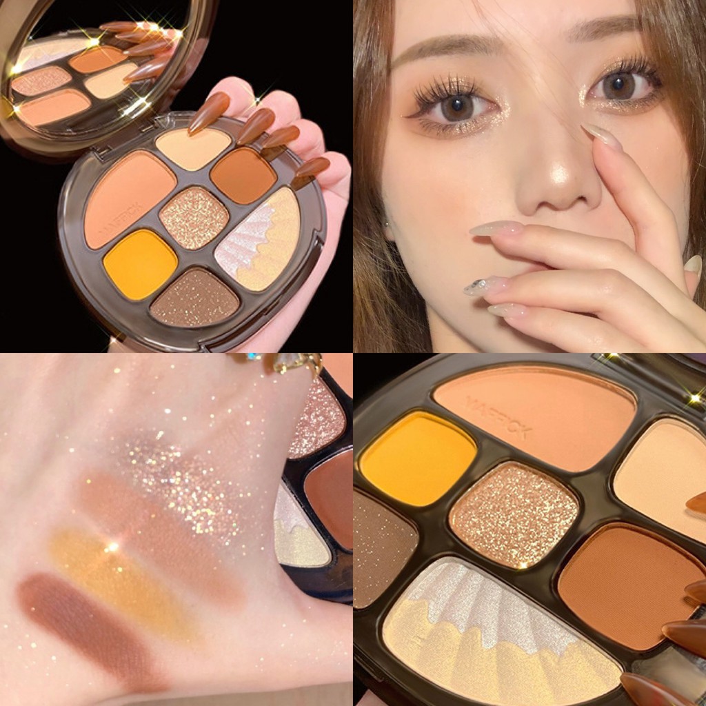 Bảng phấn mắt kiêm bắt sáng Maffick Da Beo Sang Trọng Sena Beauty | BigBuy360 - bigbuy360.vn